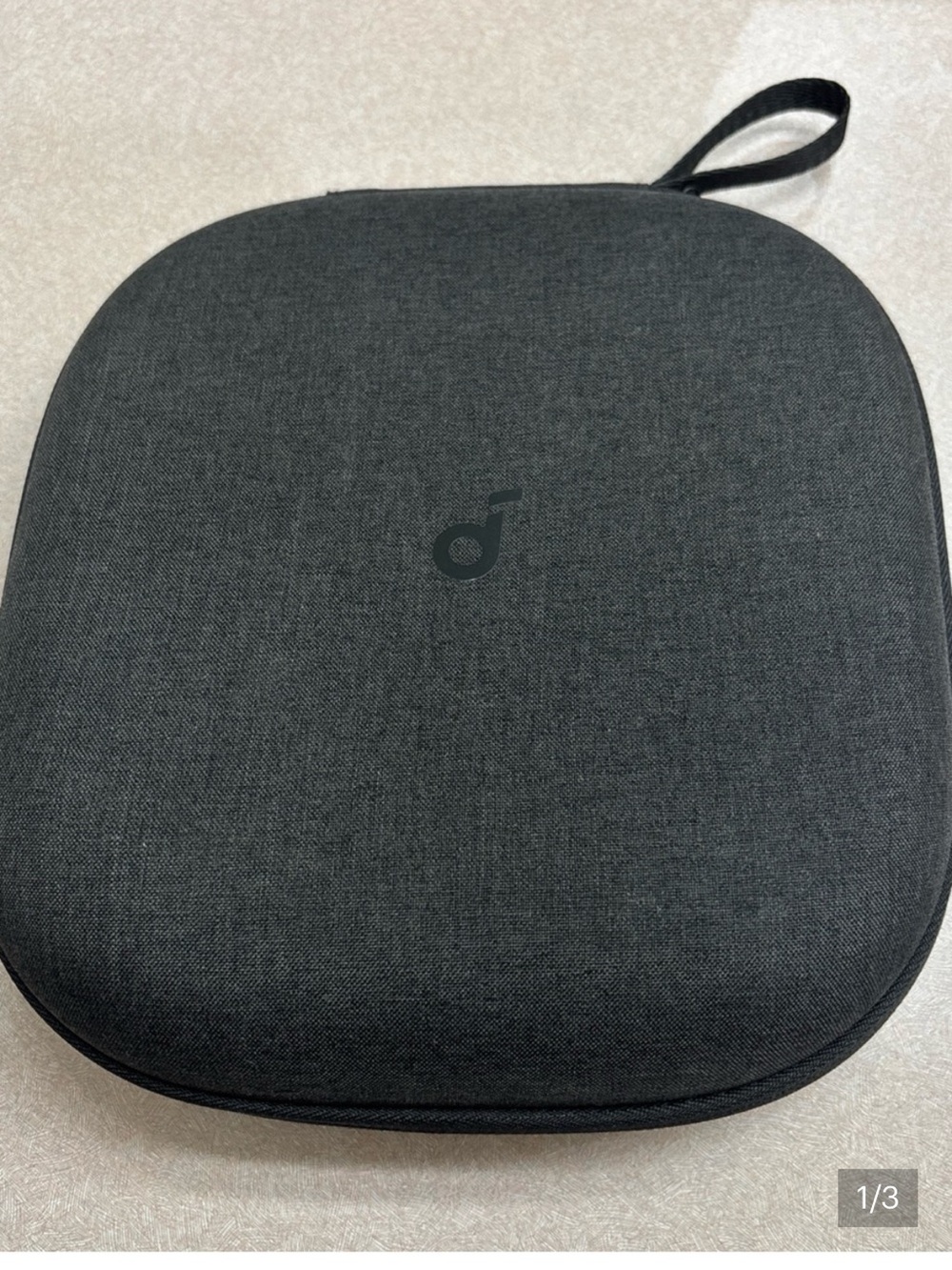 Soundcore Headphones Carrying Case Hard Shell Travel Storage Case Gray